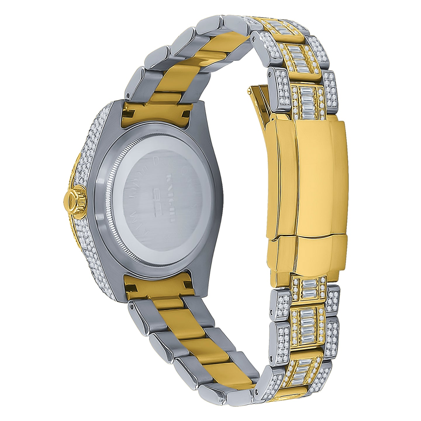 ROYALTY STEEL AUTOMATIC ICED-OUT WATCH | 5306142