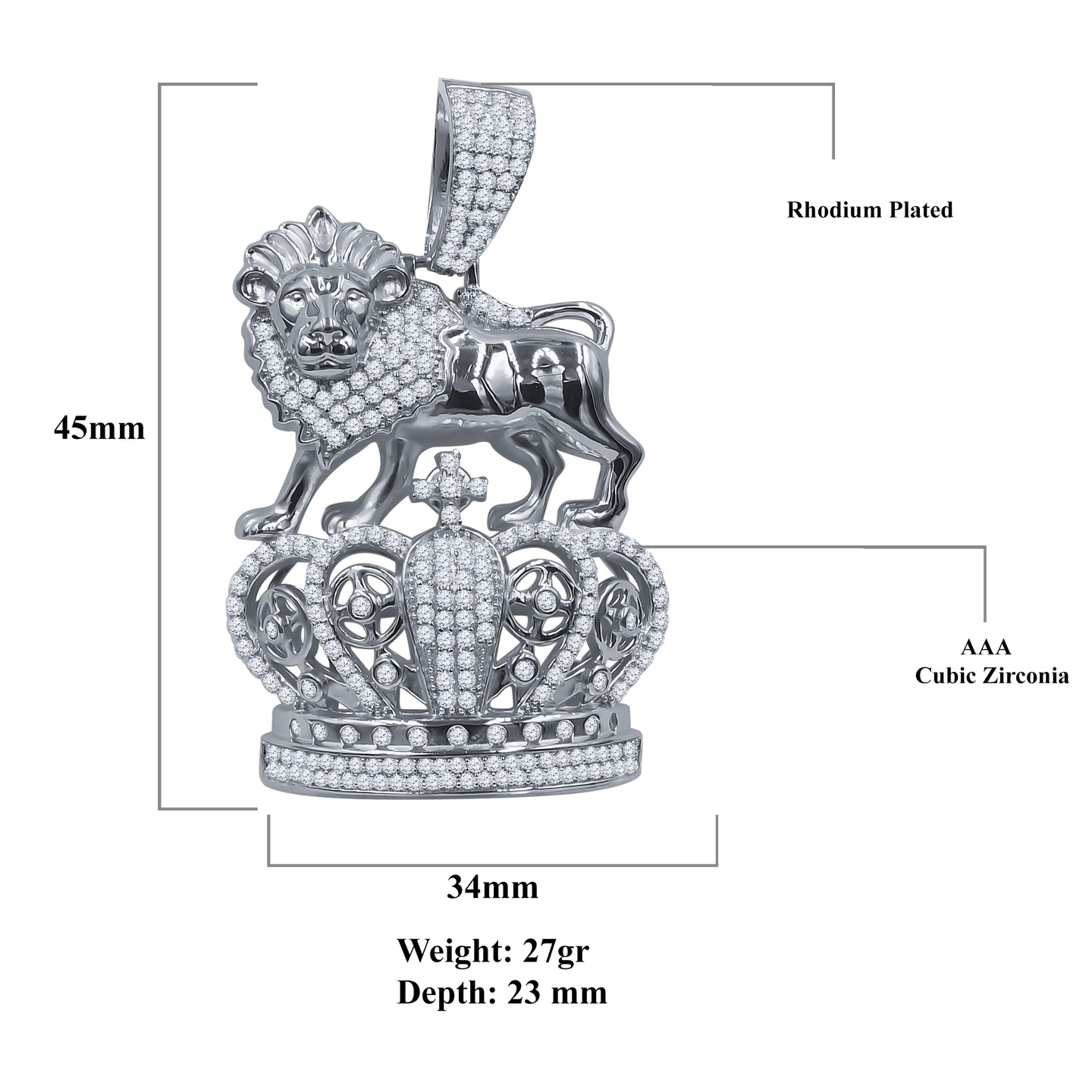 GRIFFIN SILVER PENDANT Pendant | 9213741