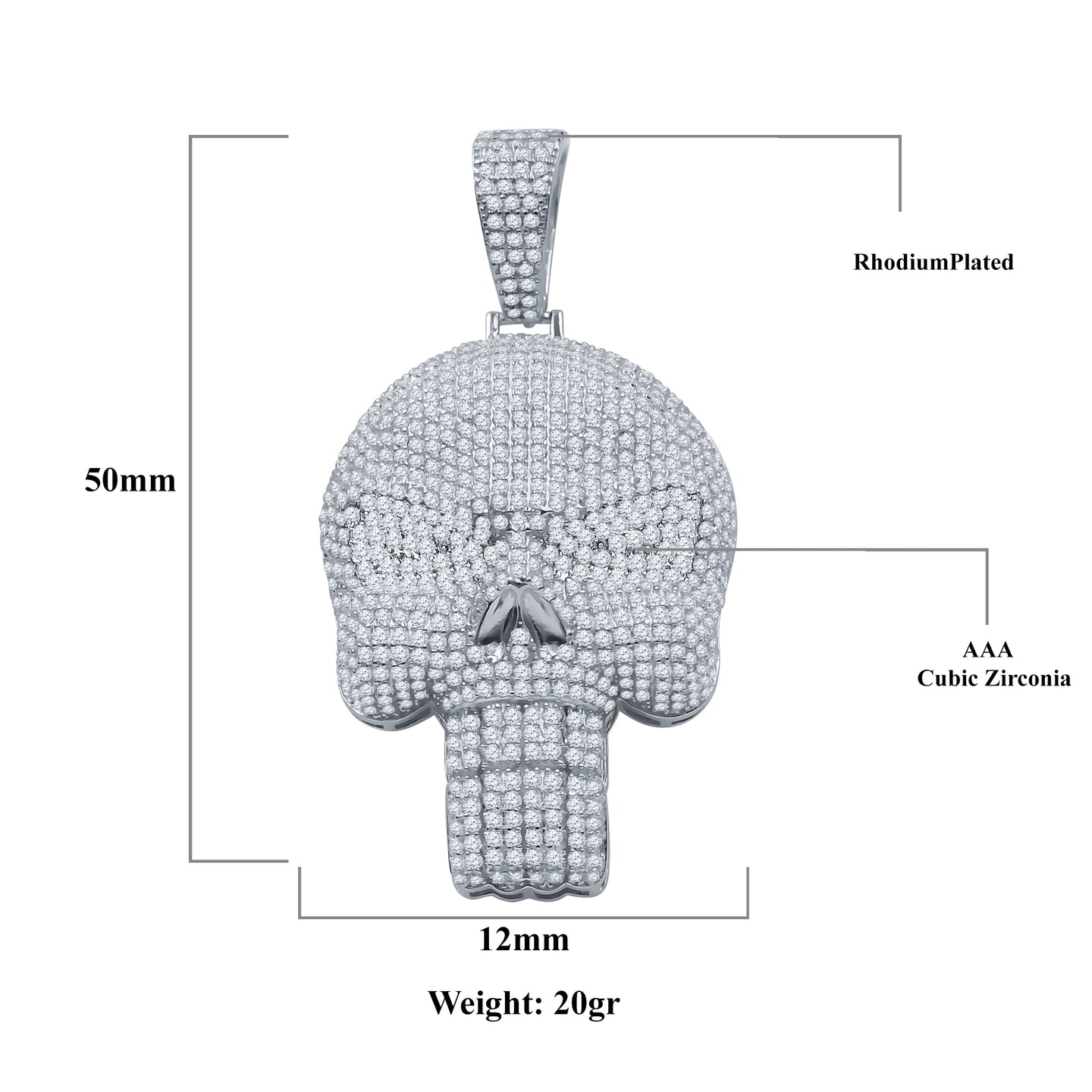 BRAINPAN SILVER PENDANT | 9214281