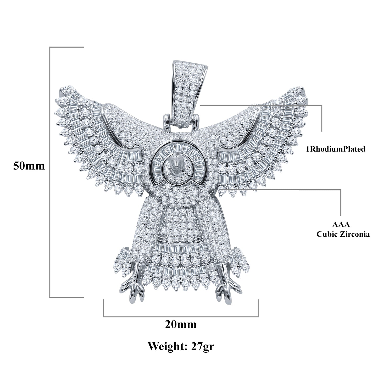 FALCON SILVER PENDANT | 9214241