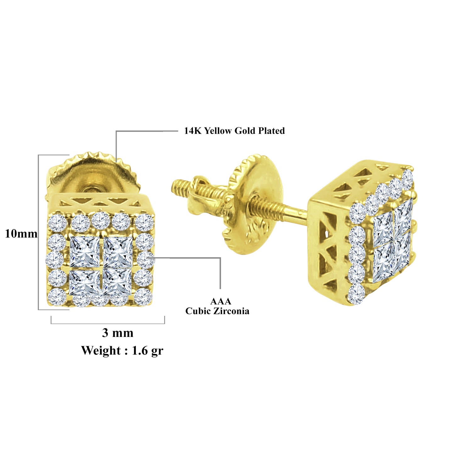 IRRIDIATE SILVER EARRINGS | 9212732