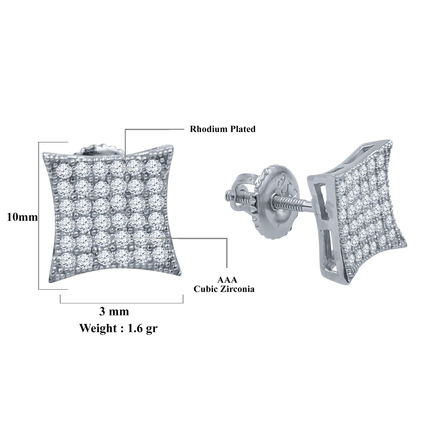 VIGOR SILVER EARRINGS | 9212711