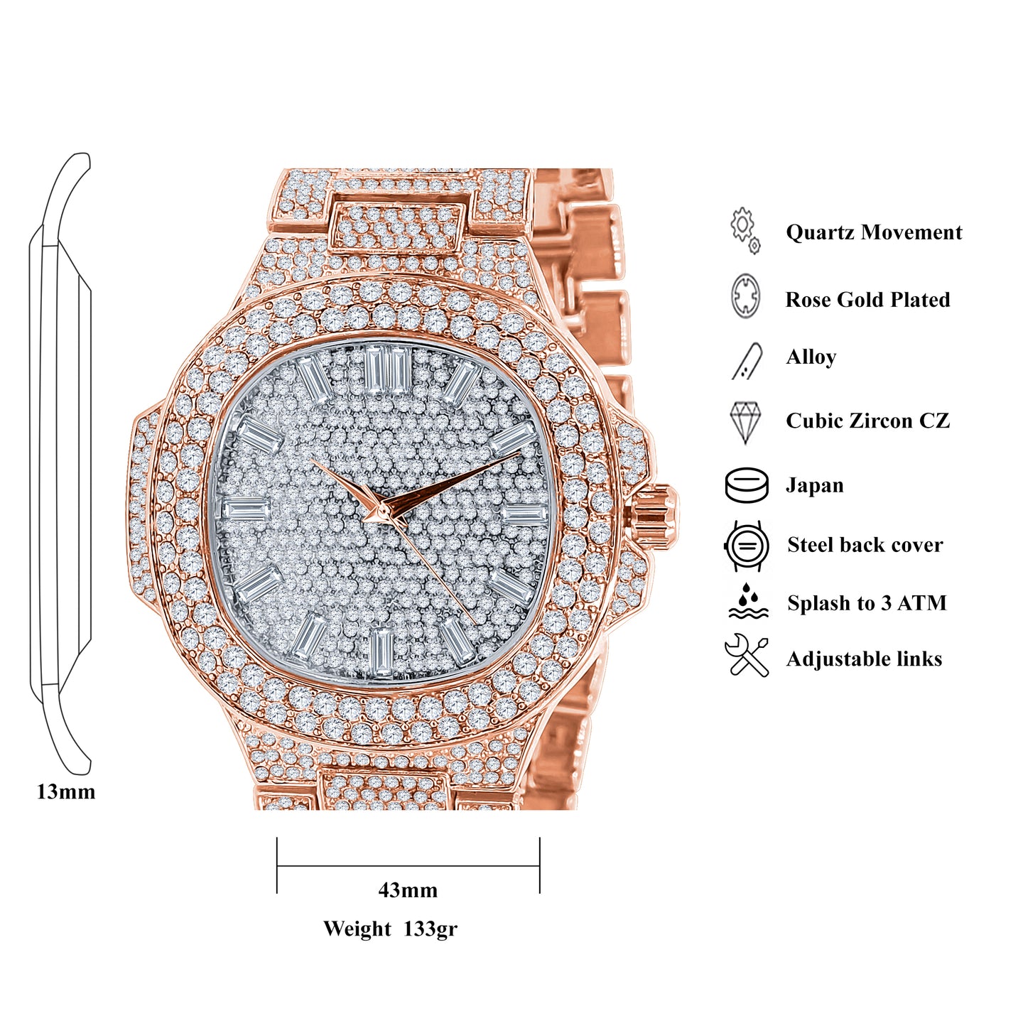 ROCK HIP HOP METAL WATCH | 562715