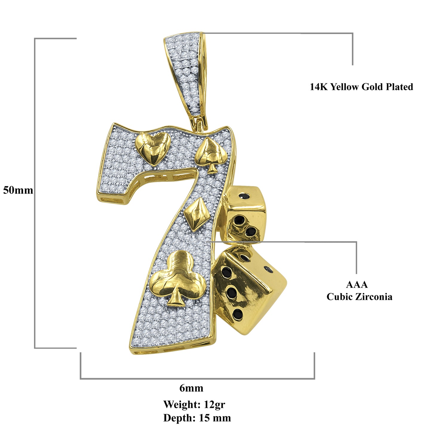 SPADES SILVER PENDANT | 9214182