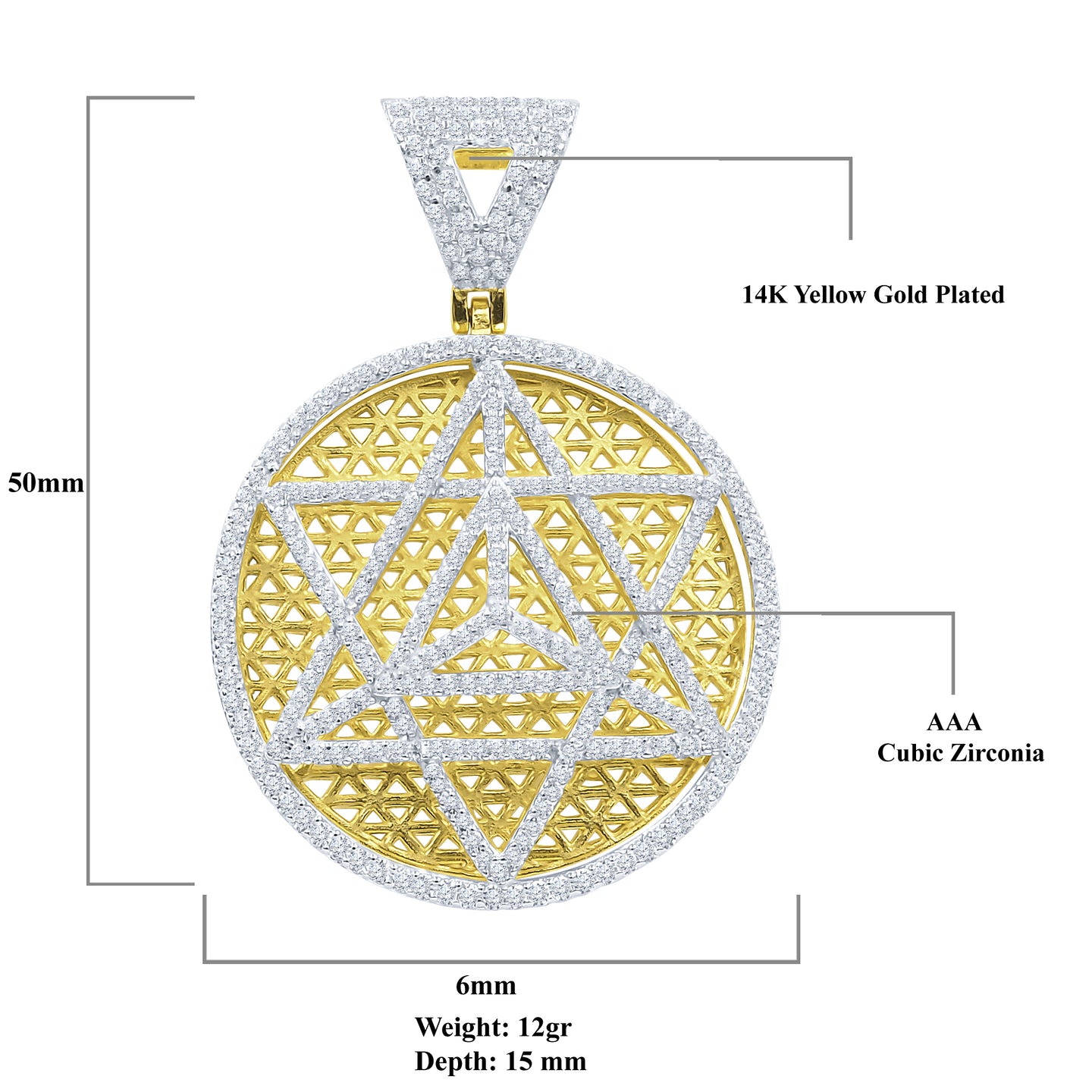 HEBRAISM SILVER PENDANT | 9214212