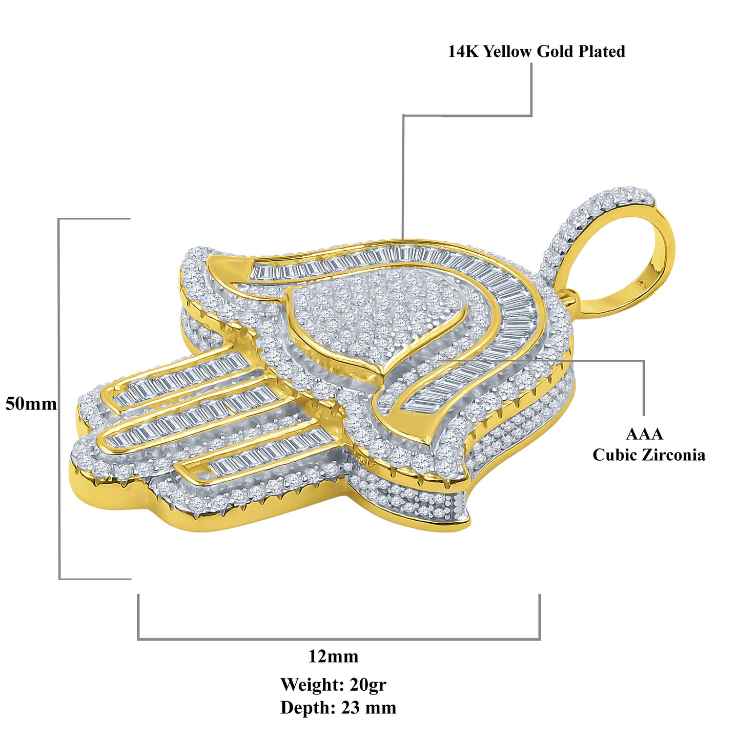 SPLAYED SILVER PENDANT | 9214422