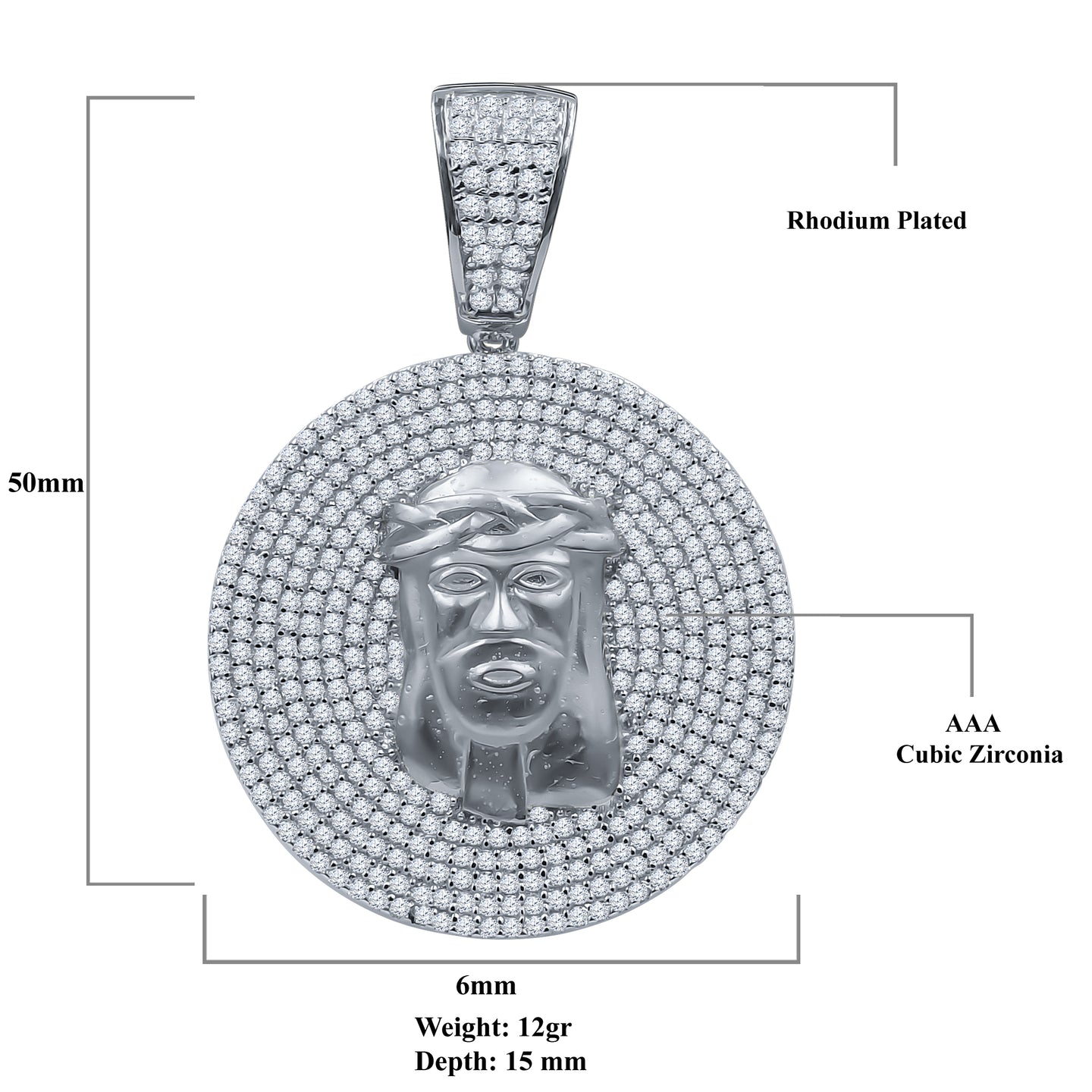 SAINTLY SILVER PENDANT | 9214141