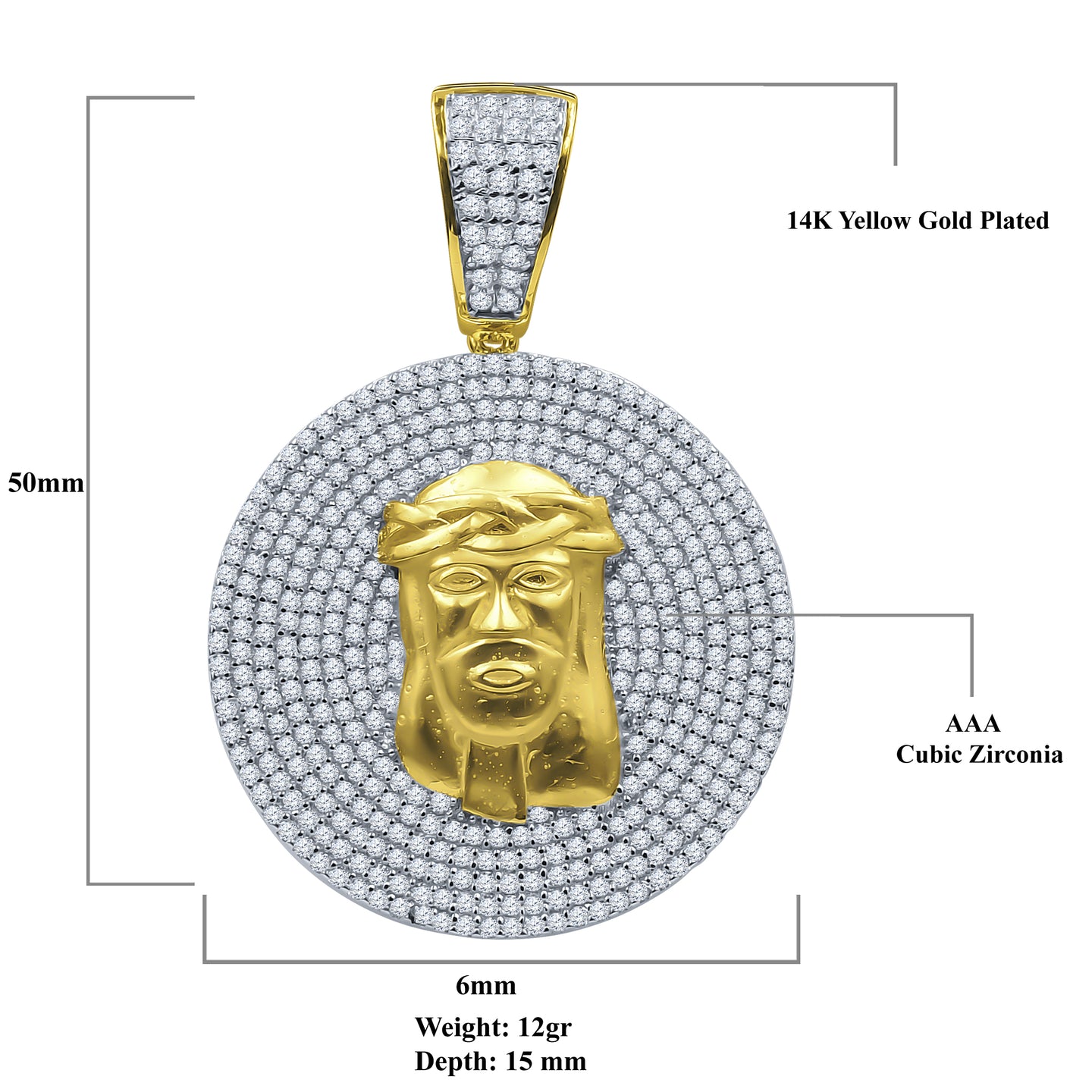 SAINTLY SILVER PENDANT | 9214142