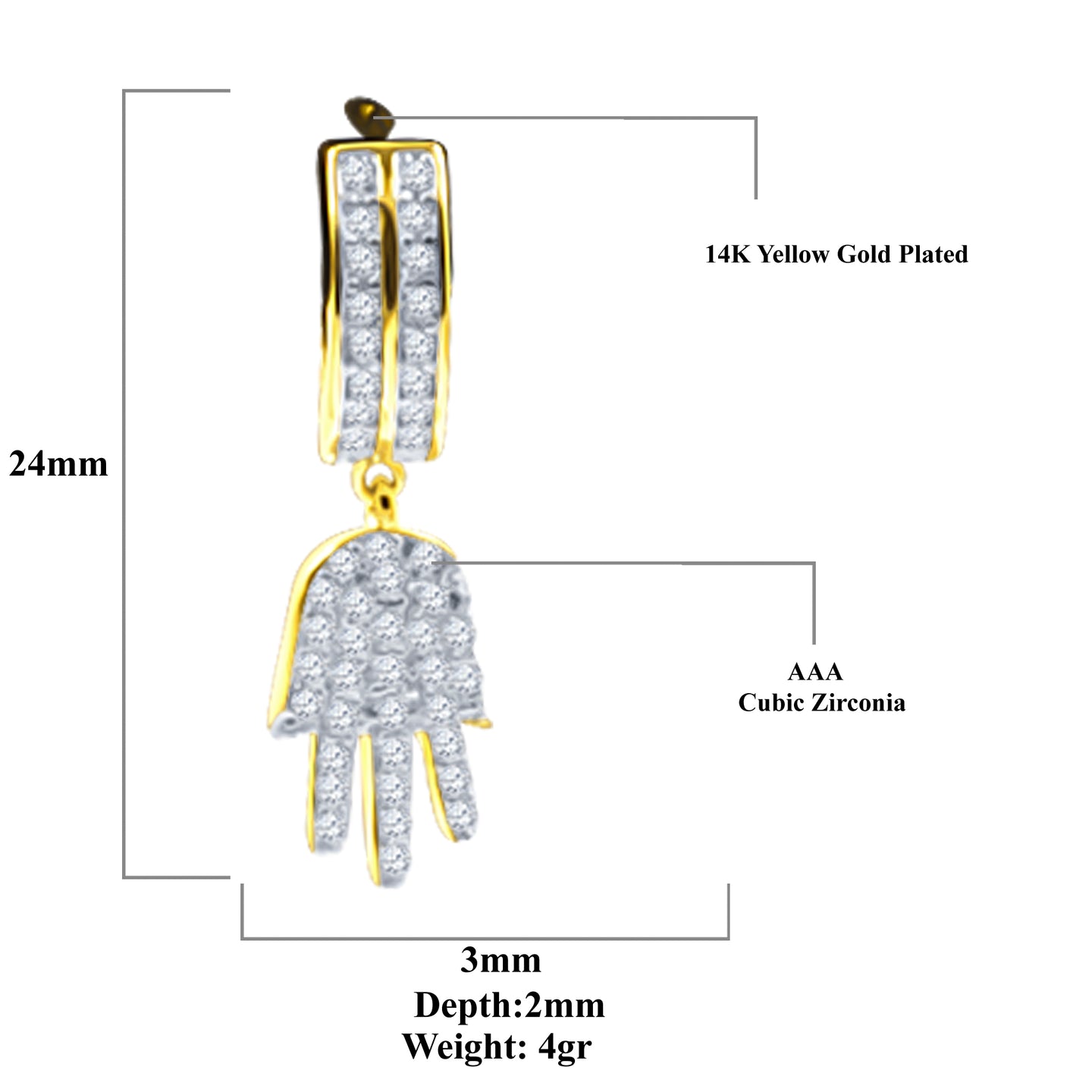 AHIMSA SILVER EARRINGS | 9214532