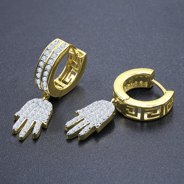 AHIMSA SILVER EARRINGS | 9214532