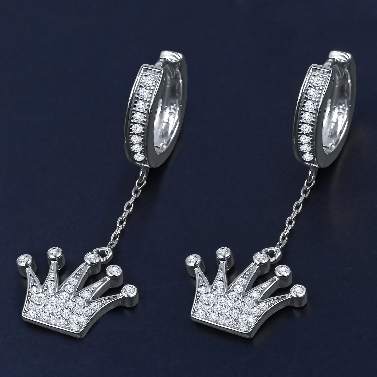 DIADEM SILVER EARRINGS | 9214041