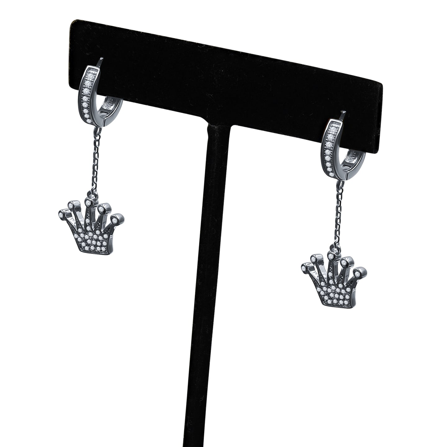 DIADEM SILVER EARRINGS | 9214041