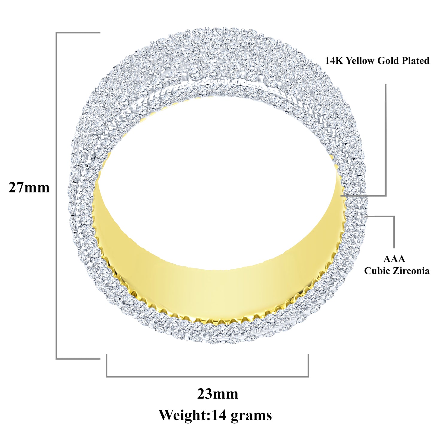 ETERNITY SILVER RING I 9215192