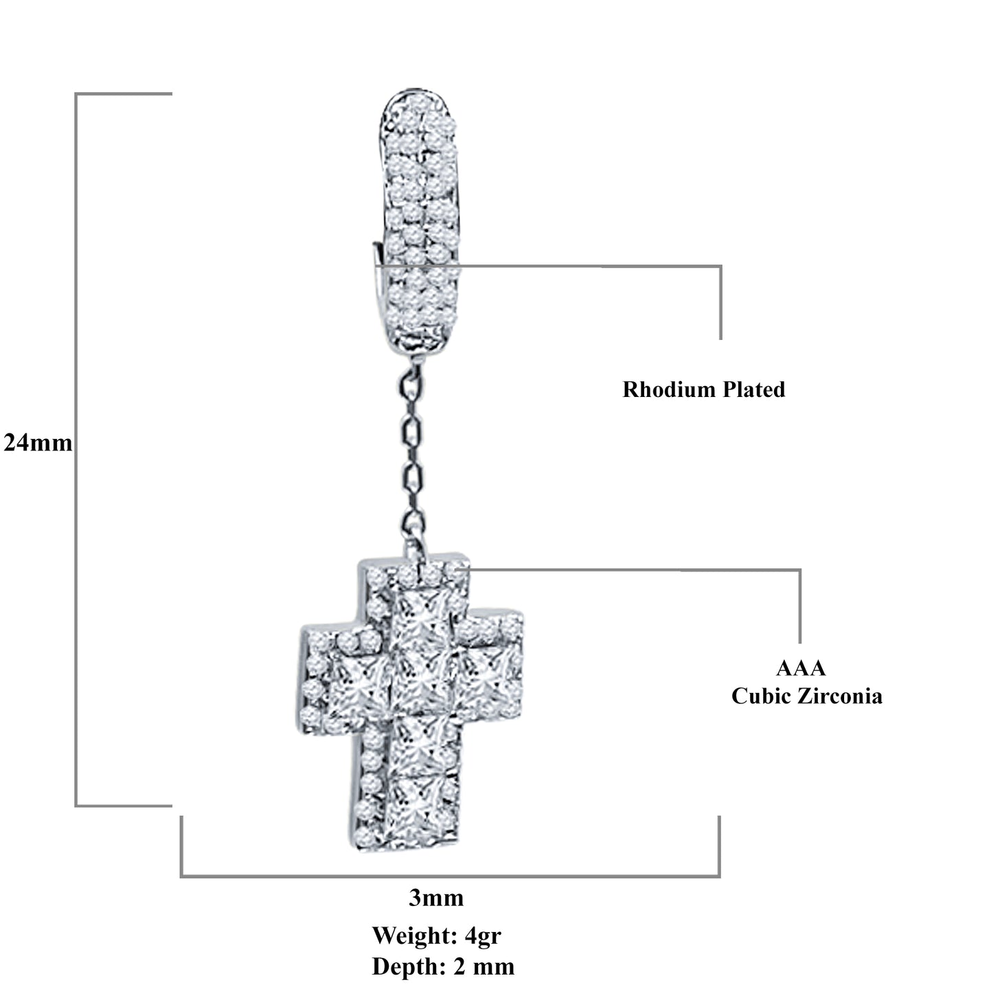 DEIFIC SILVER EARRINGS | 9215841