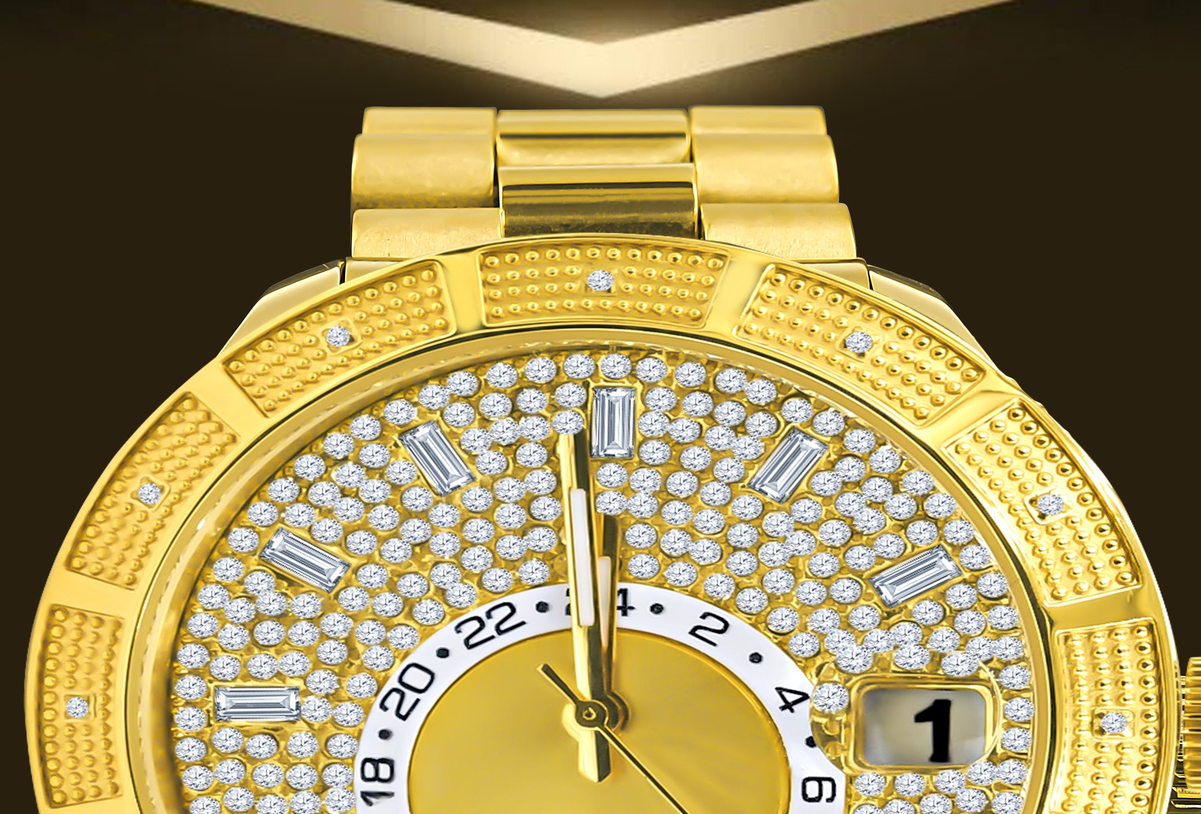 NIGHT 12 DIAMOND STAINLESS STEEL WATCH | 530422