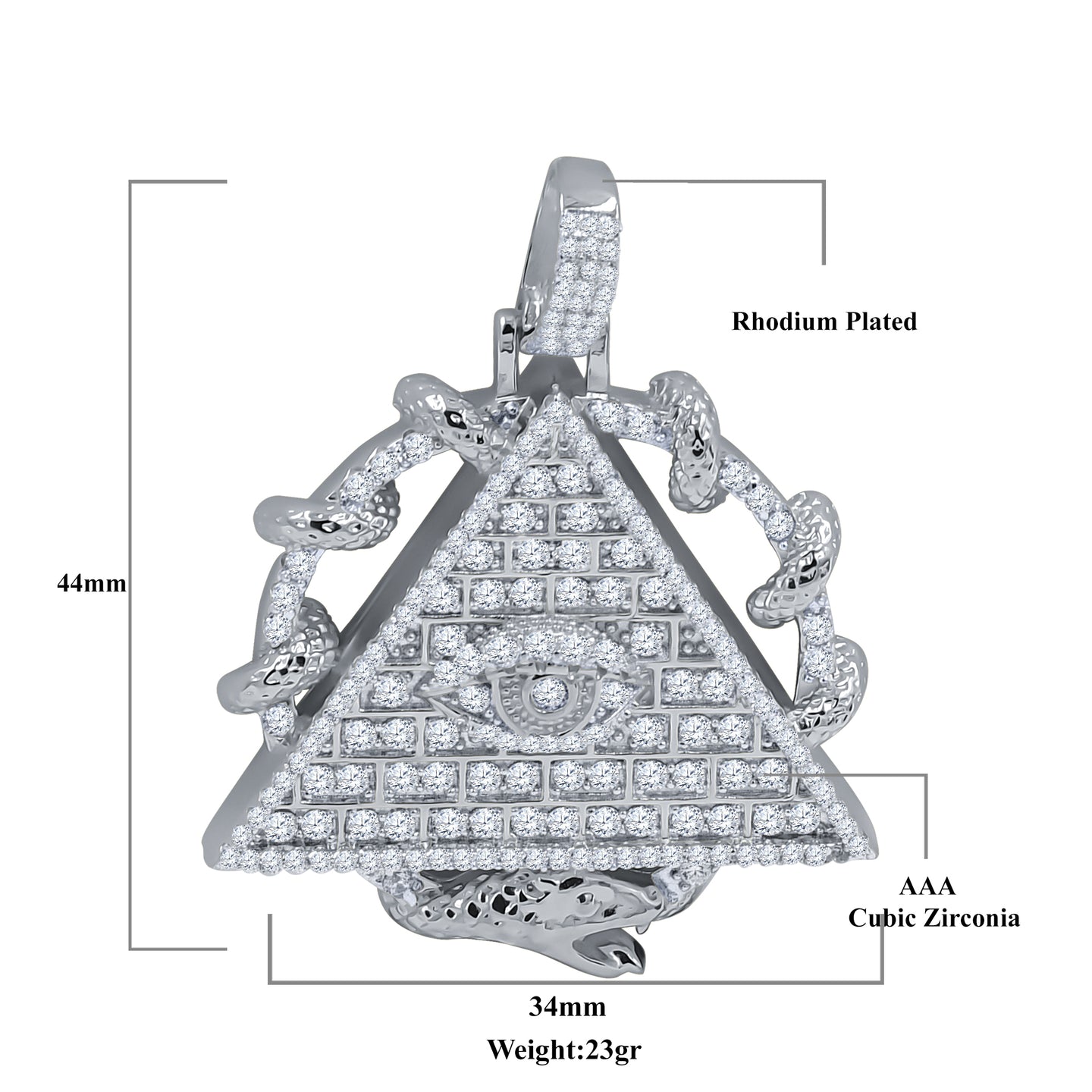 HOSTILE SILVER PENDANT | 9215991