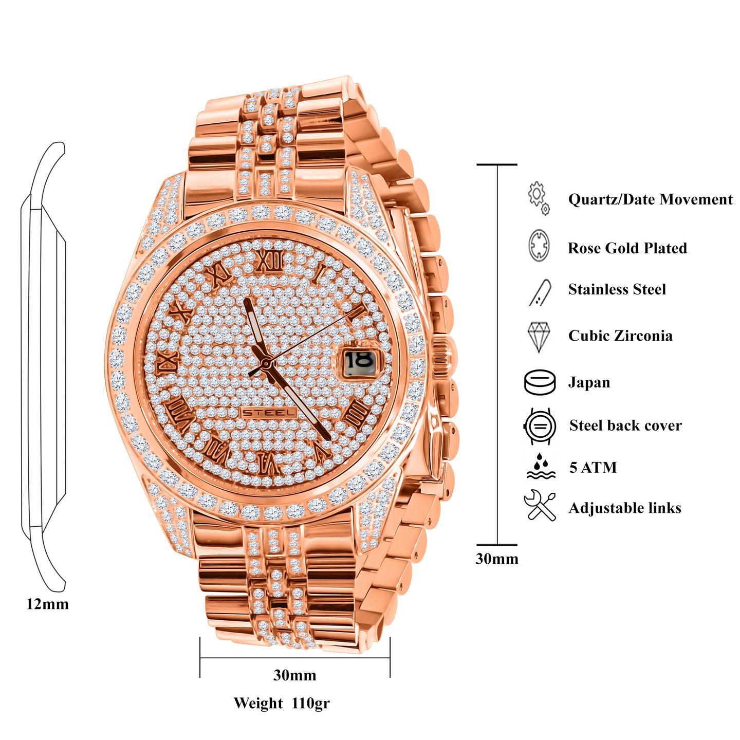 IMPERIAL STEEL WATCH | 530555