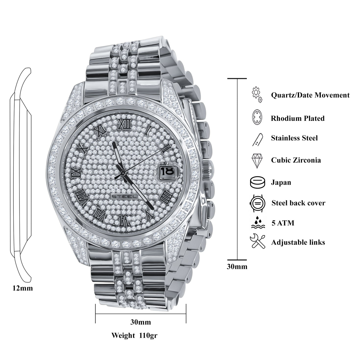 IMPERIAL STEEL WATCH | 530551