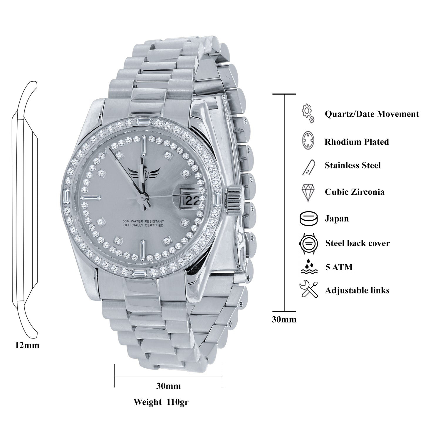 ALEXANDRA WOMEN STEEL WATCH | 530591