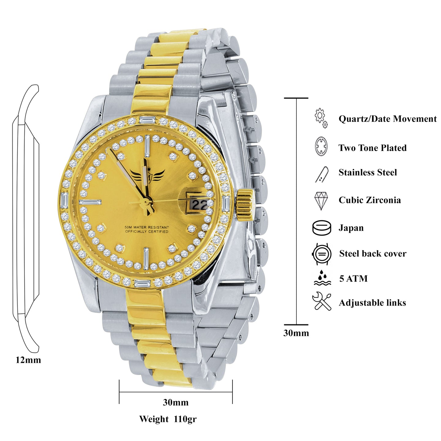 ALEXANDRA WOMEN STEEL WATCH | 5305942