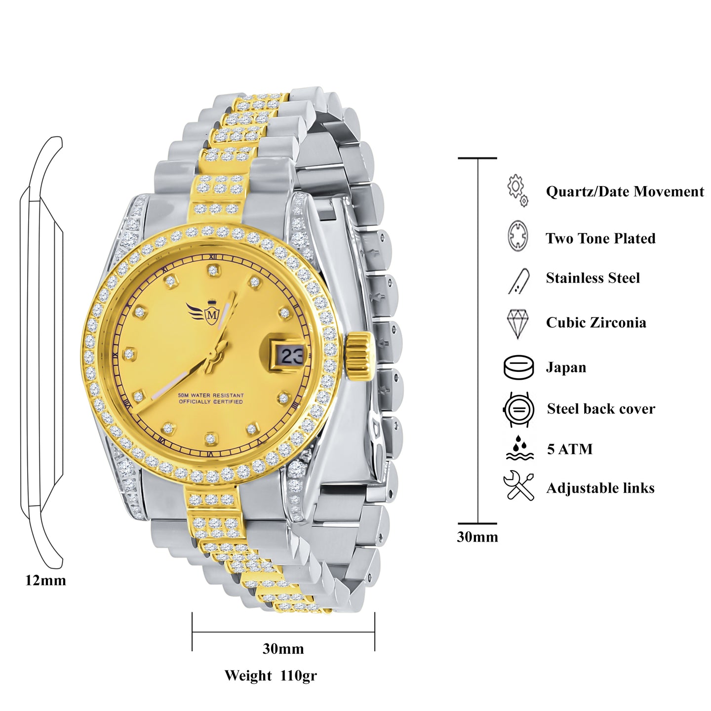 ANGELICA WOMEN STEEL WATCH | 5306042