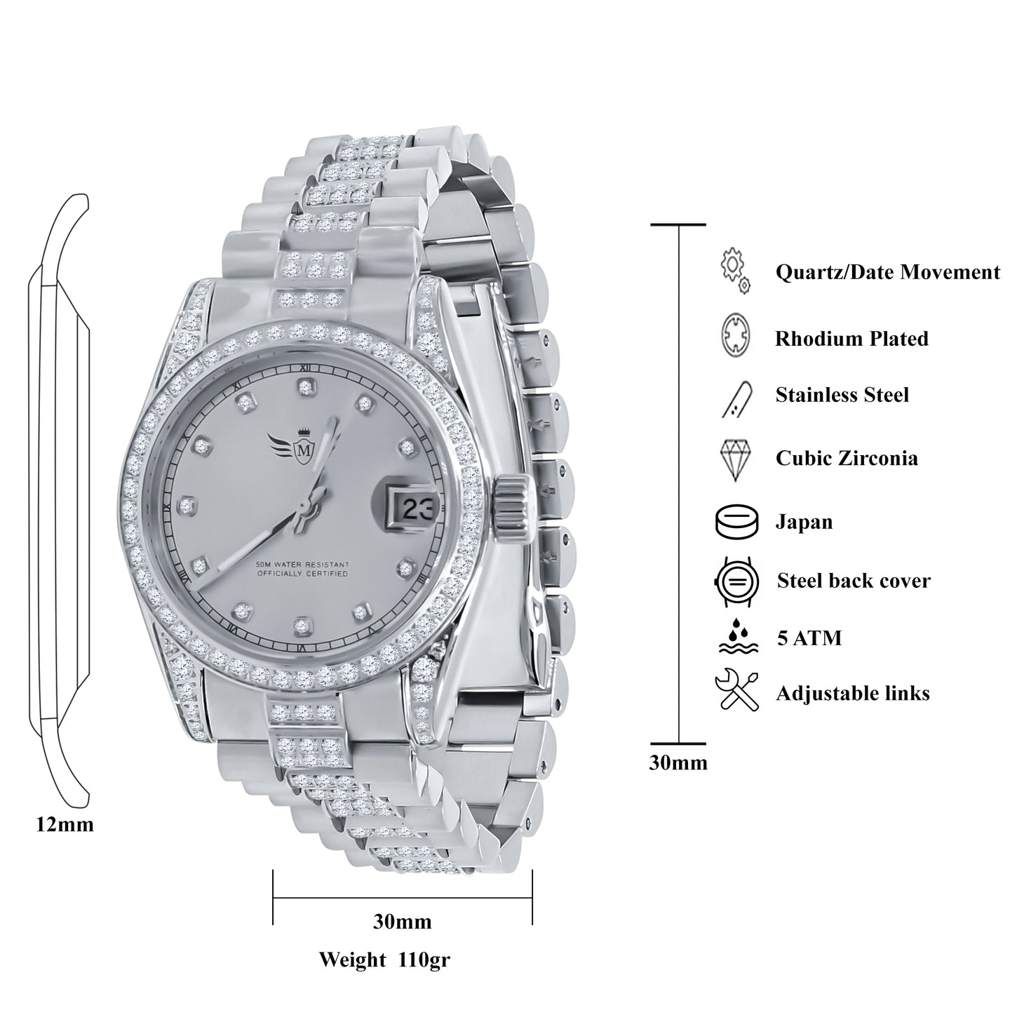 ANGELICA WOMEN STEEL WATCH | 530601