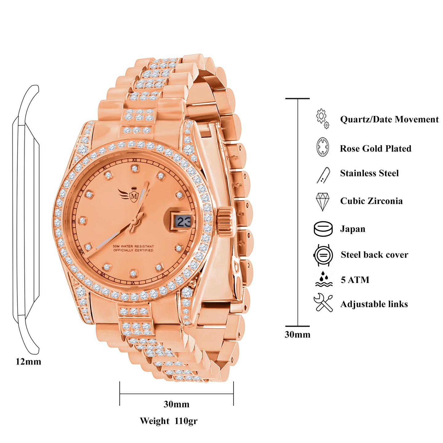 ANGELICA WOMEN STEEL WATCH | 530605