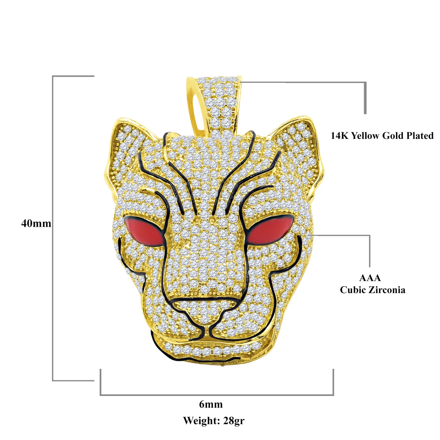 GATO SILVER PENDANT I 9215982