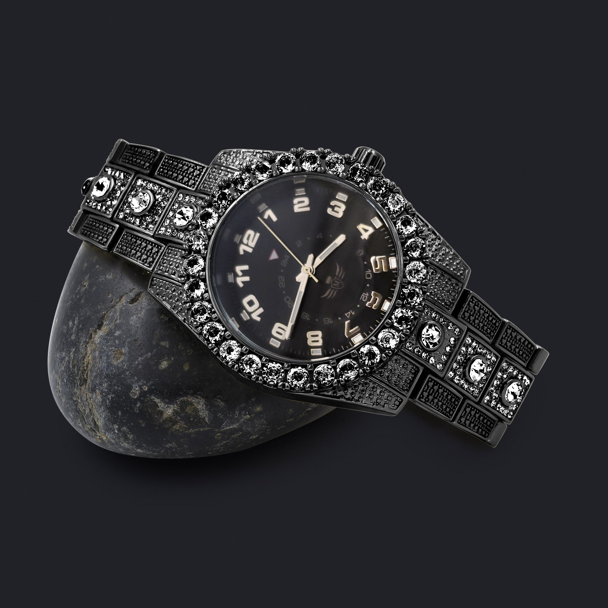 NIGHT SPARKLER HIP HOP METAL WATCH I 563013