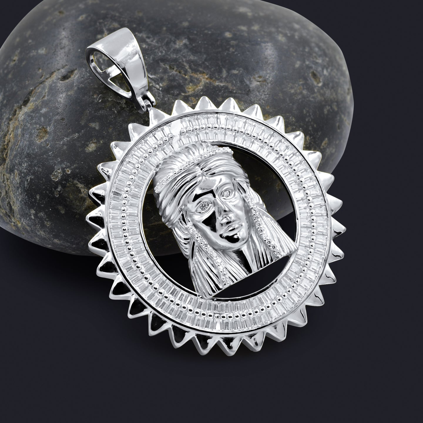 SCRIPTURAL STERLING SILVER  PENDANT I 9215131