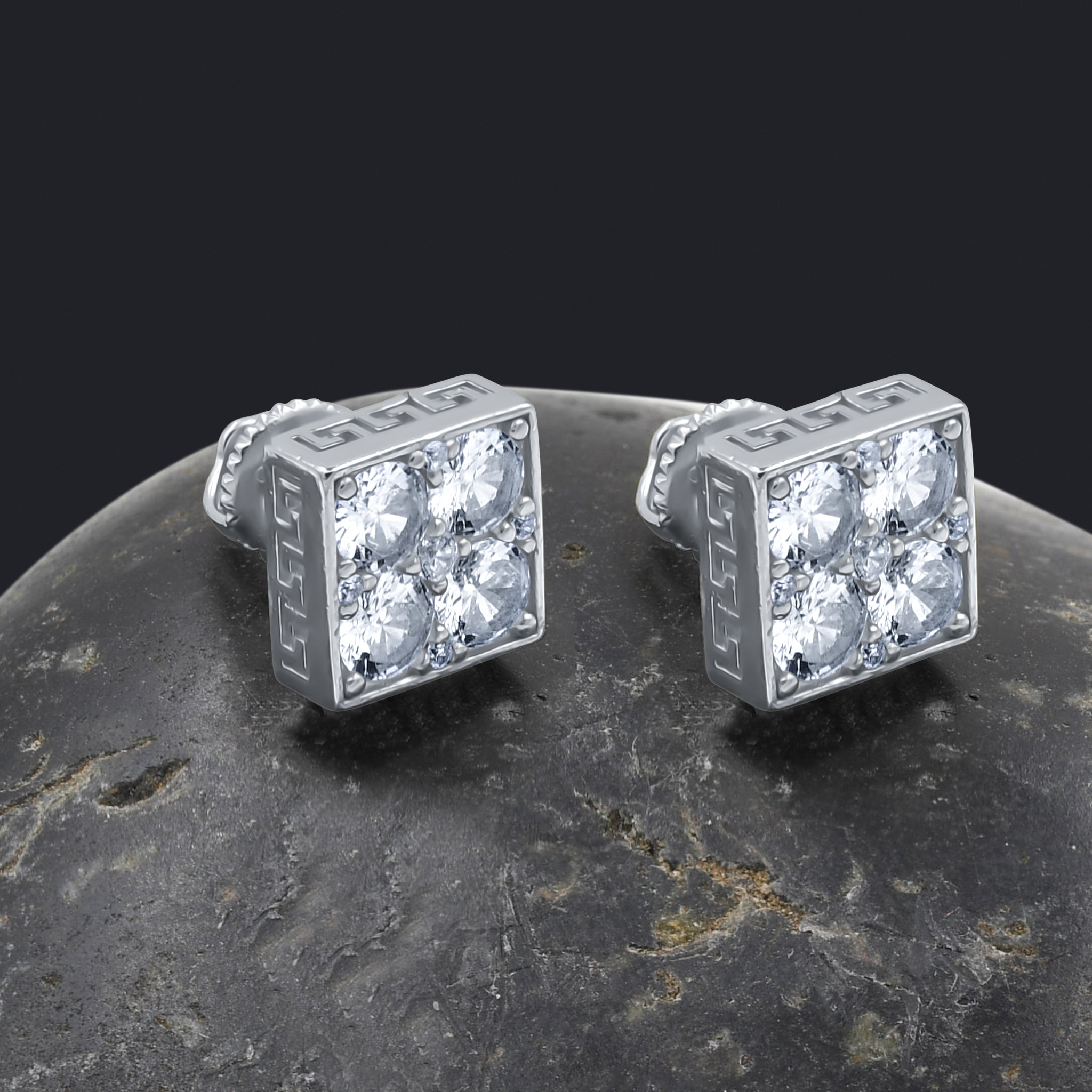 BELLE SILVER EAR TOPS I 9217831