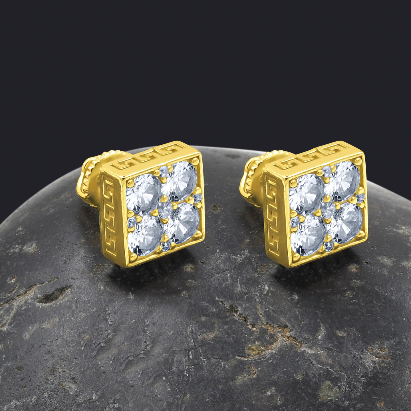 BELLE SILVER EAR TOPS I 9217832