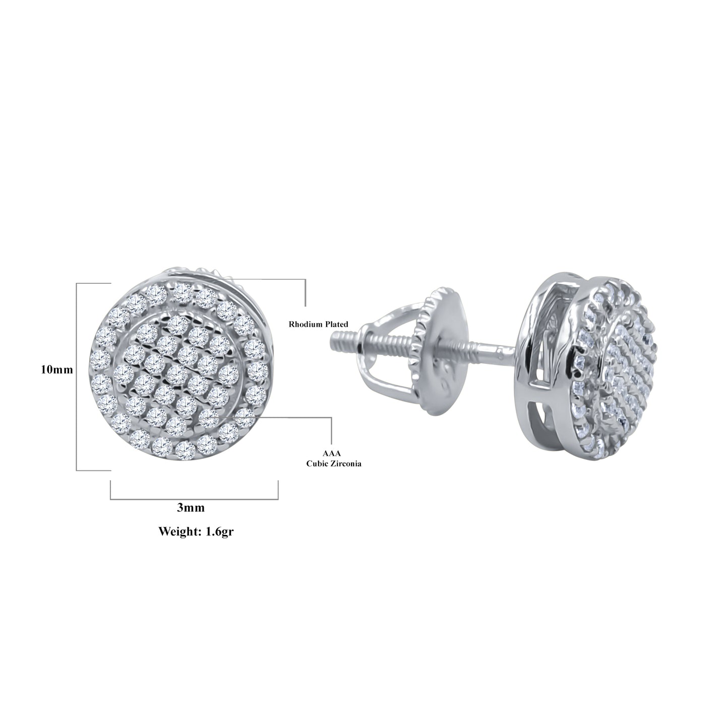 CHARMANTE SILVER EAR JEWELS I 9217851