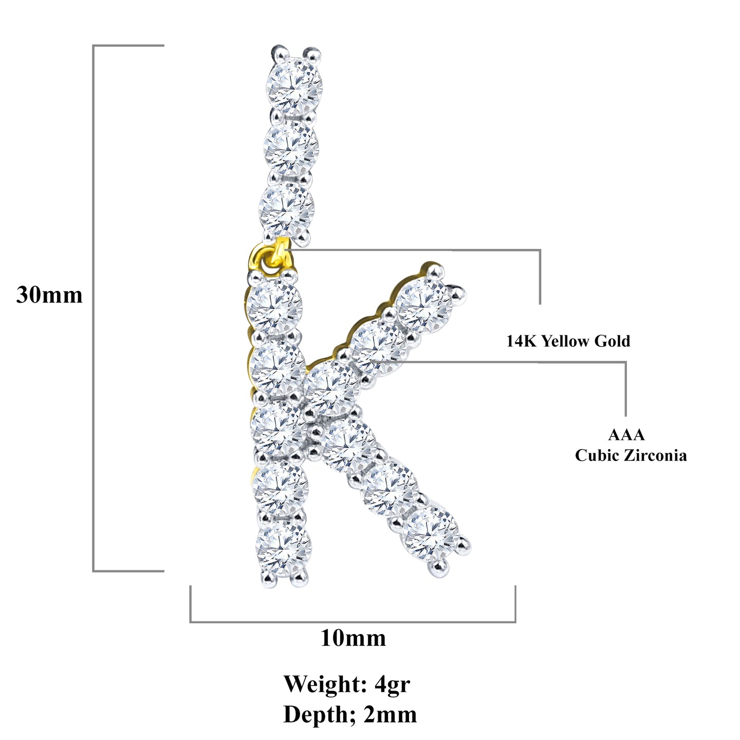 ABSEY INITIAL PENDANT I 9218082
