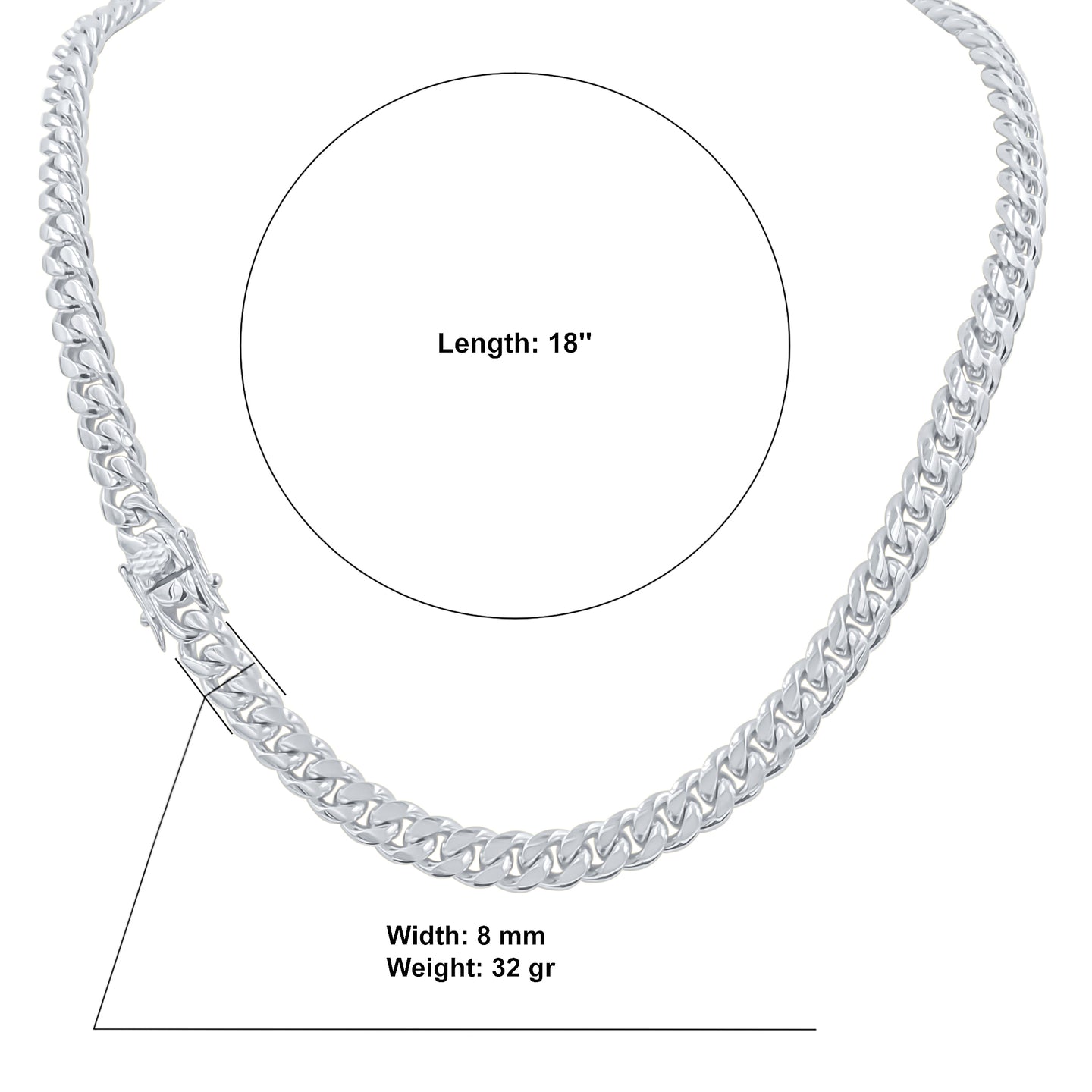 PARADISIACAL 8MM CHAIN I 9310181