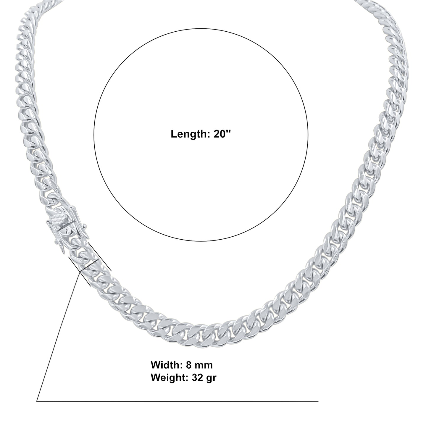 PARADISIACAL 8MM CHAIN I 9310181