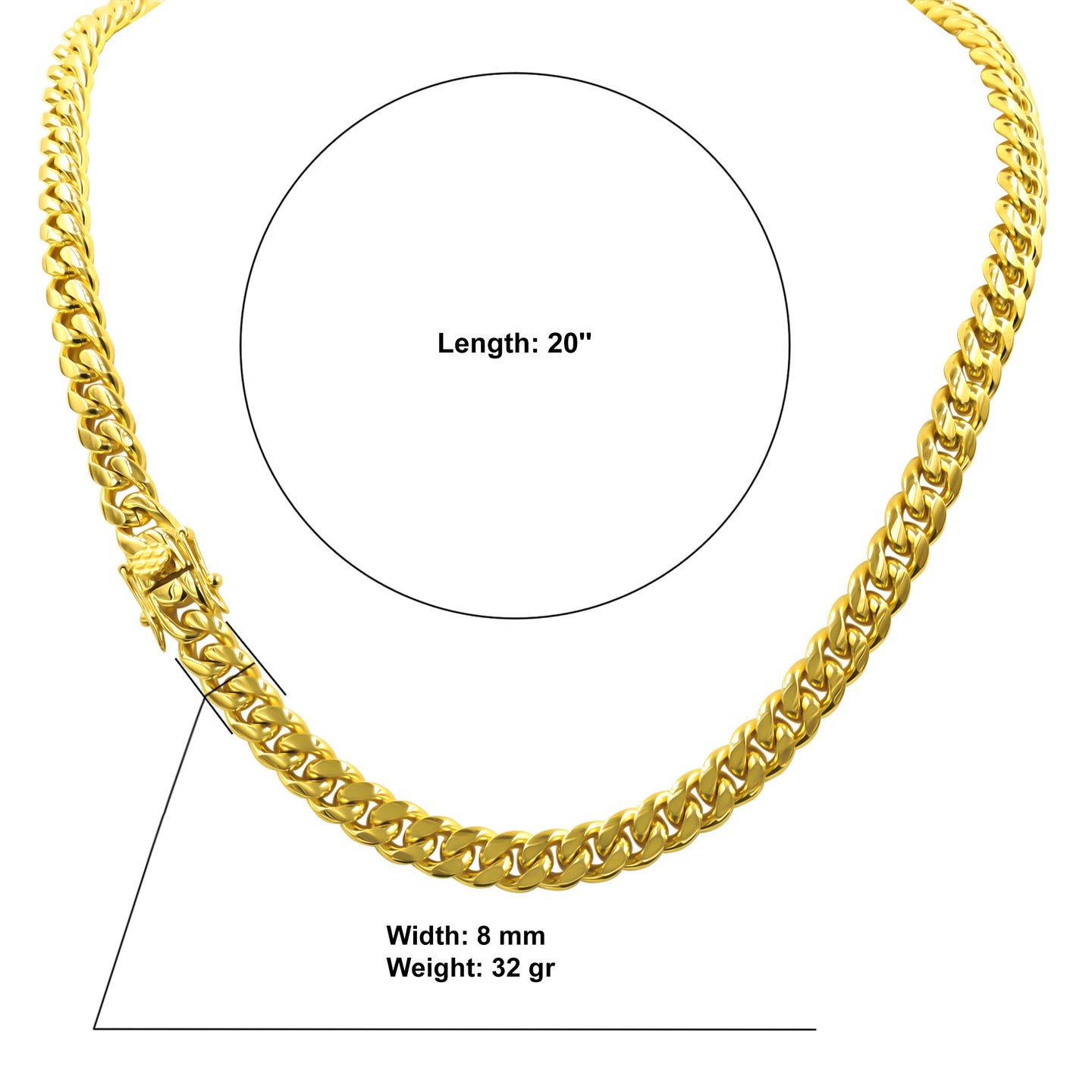 PARADISIACAL 8MM CHAIN I 9310182