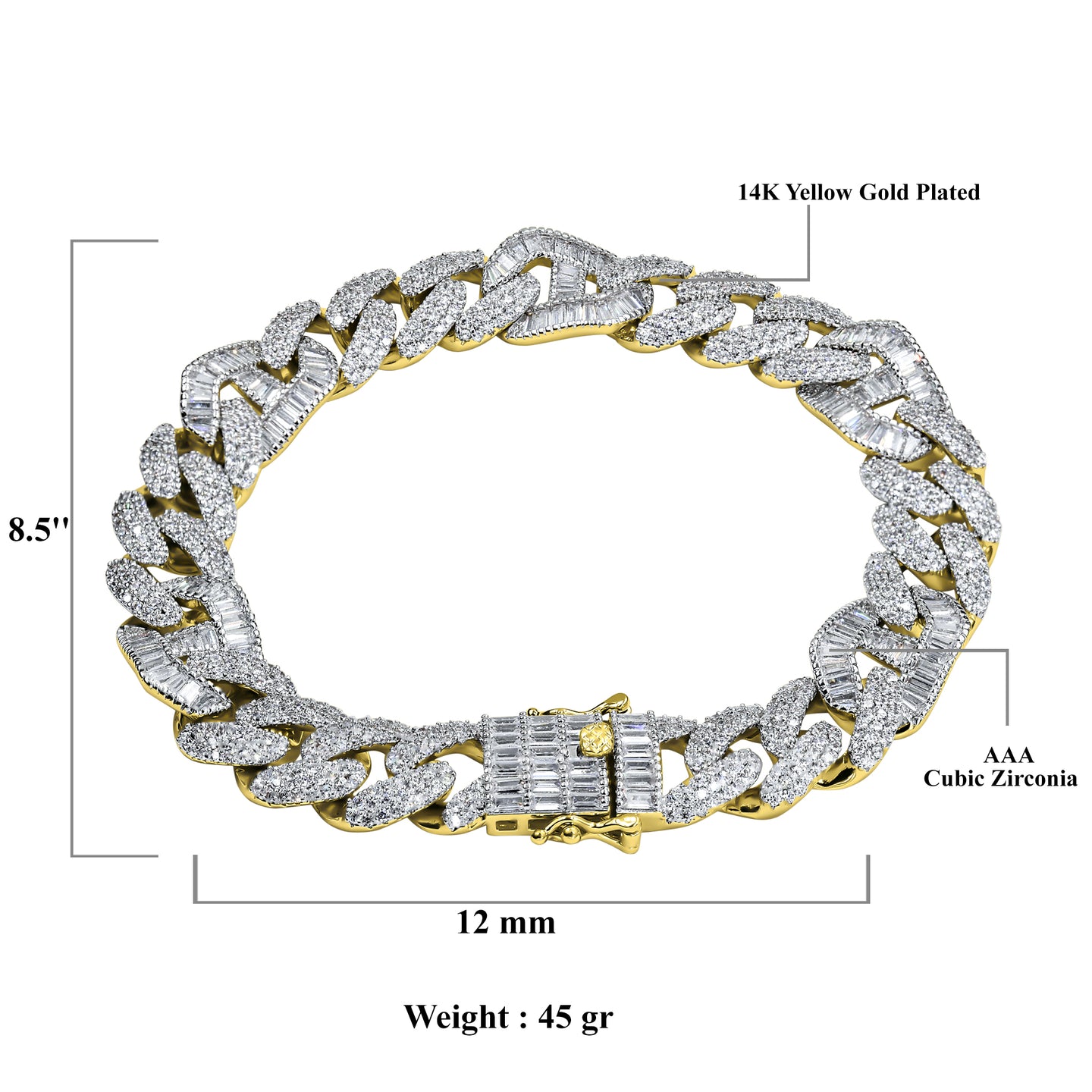 GEWELDIG 12MM BRACELET I 962572