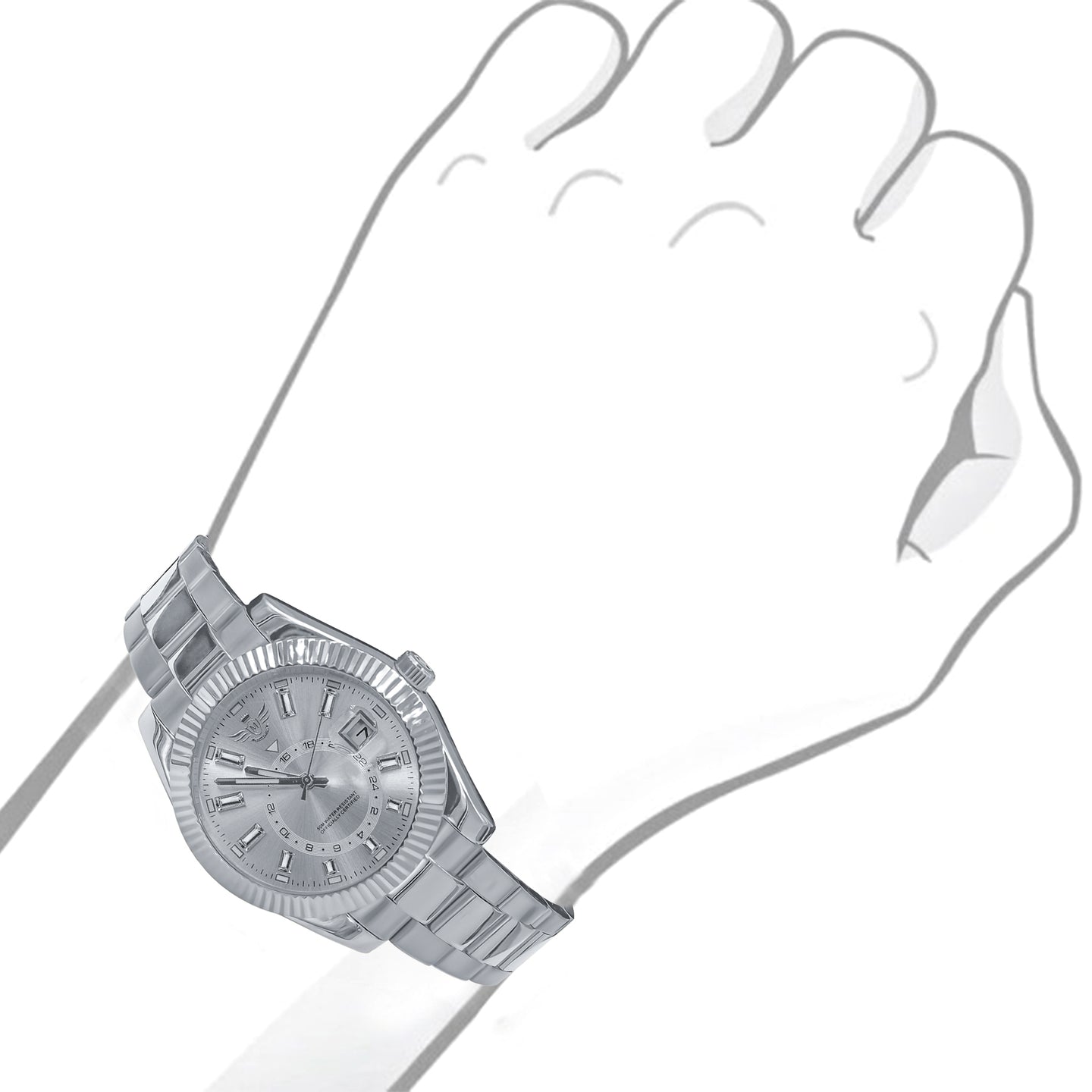 AIRSPACE AUTOMATIC STEEL WATCH I 530691