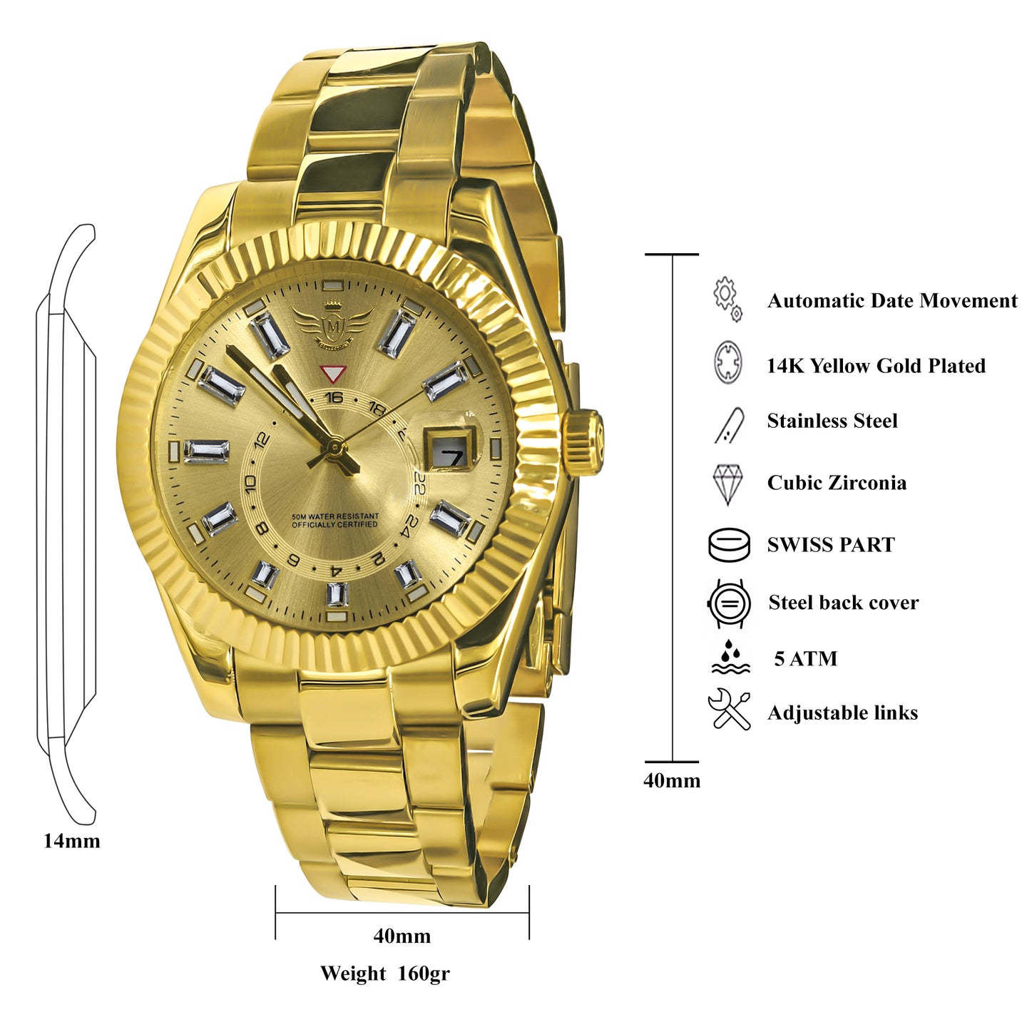 AIRSPACE AUTOMATIC STEEL WATCH I 530692