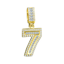 CIPHER STERLING SILVER (NUMERIC) PENDANT WITH CZ I 9218421