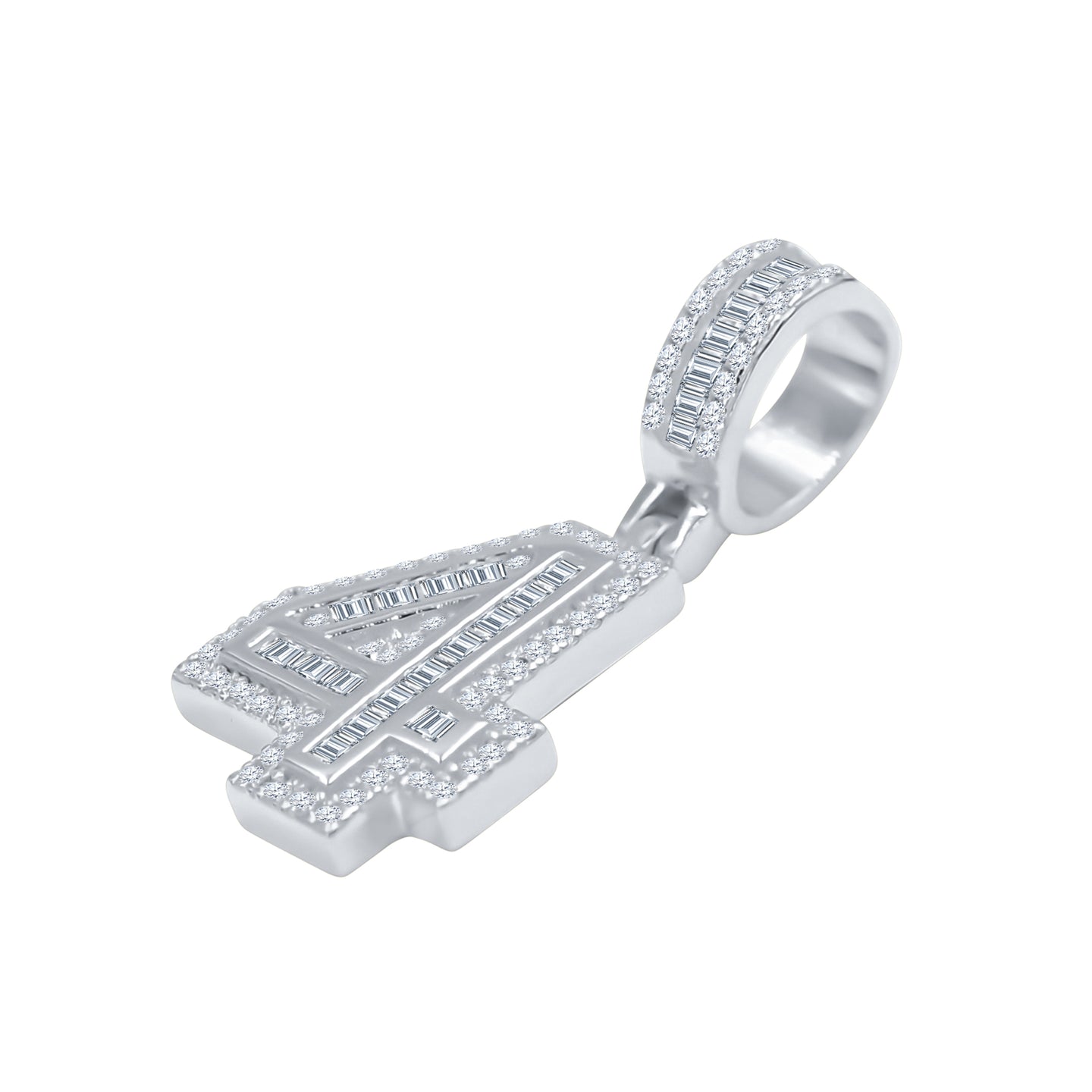 CIPHER STERLING SILVER (NUMERIC) PENDANT WITH CZ I 9218391