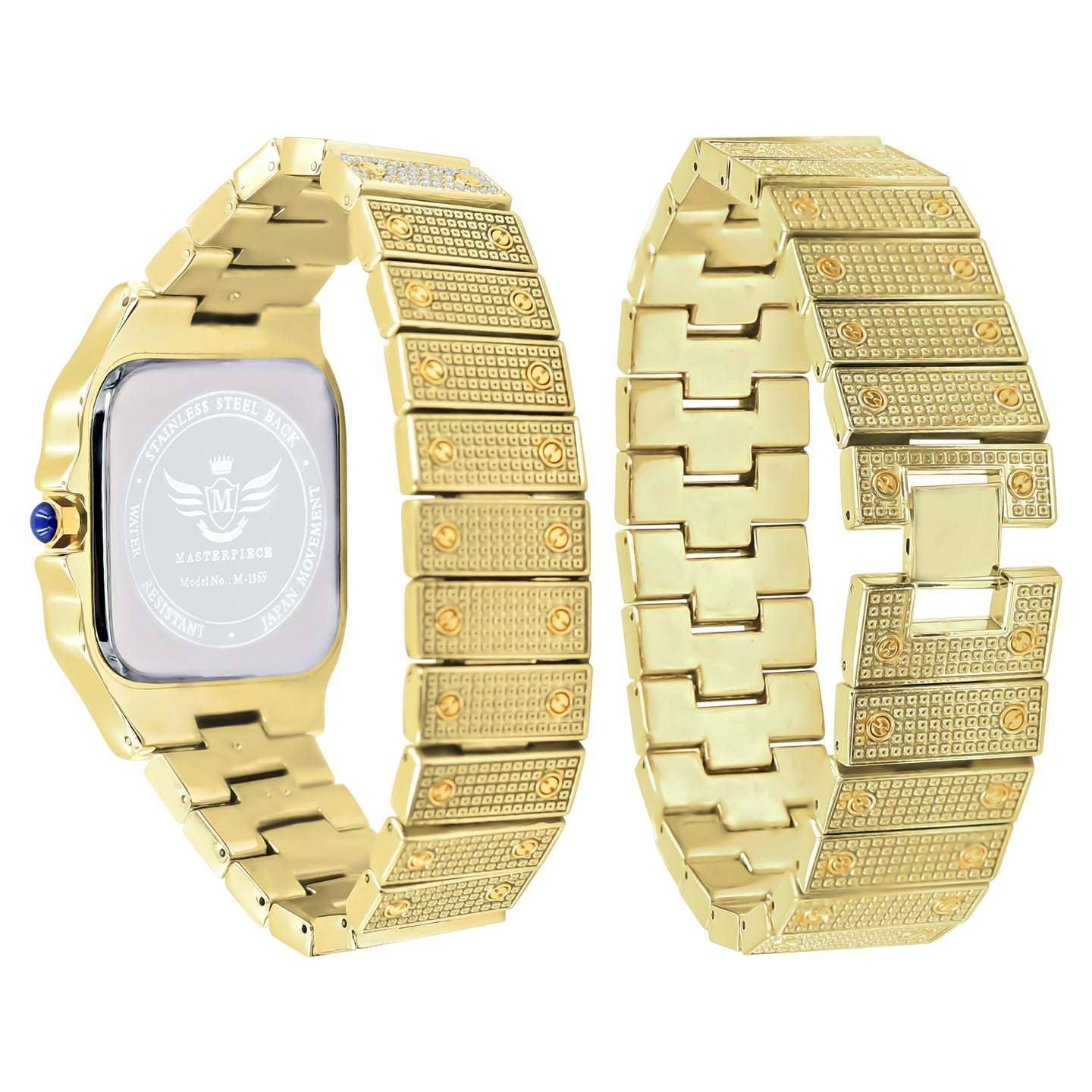 PRODIGIOUS BRASS  WATCH & BRACELET SET | 530742