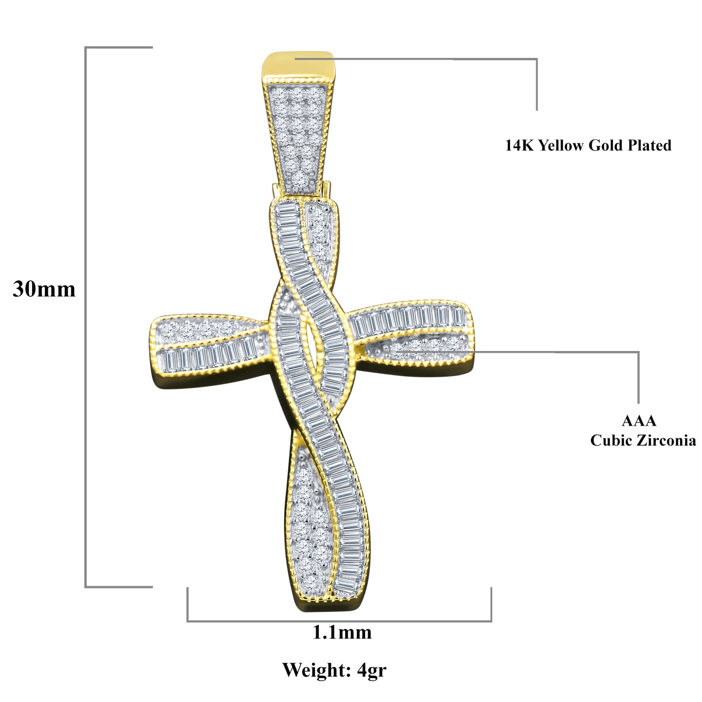 CRUCIARE STERLING SILVER  PENDANT  I 9219231