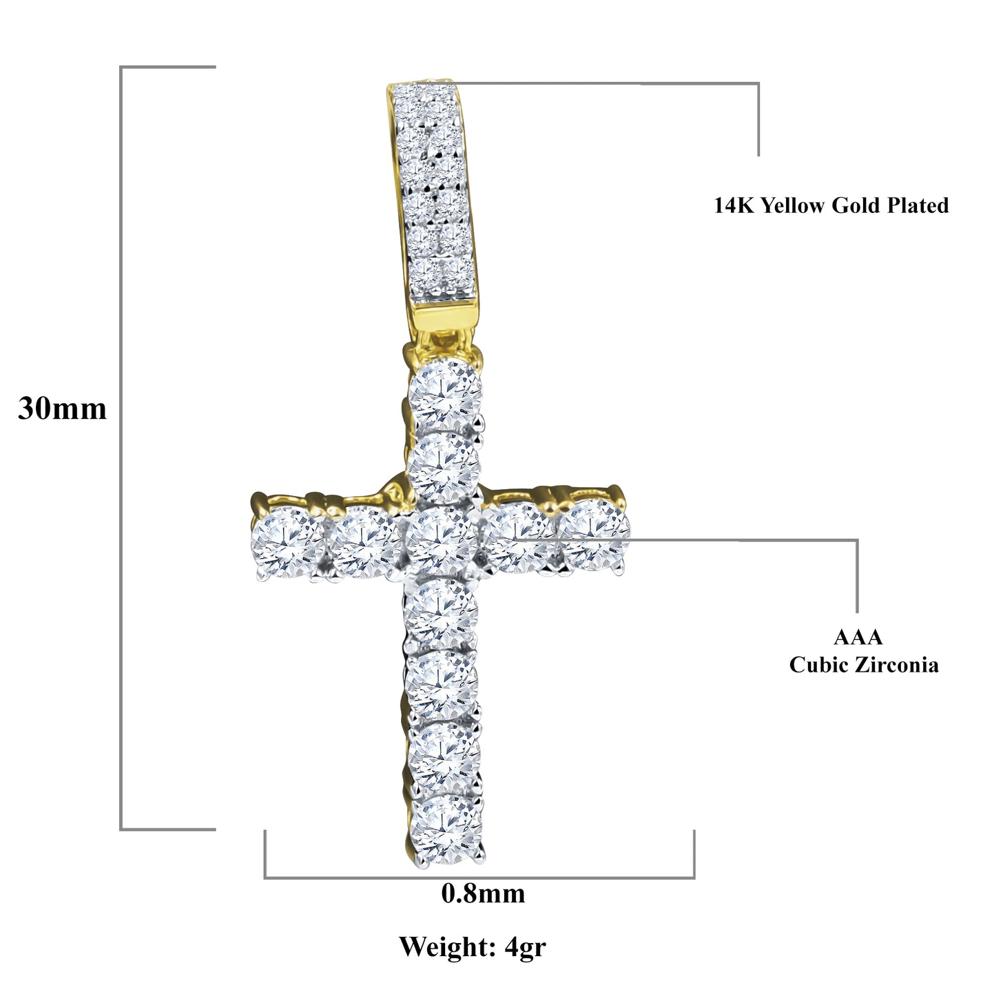 BUCOLIC 3MM STERLING SILVER PENDANT | 9213621