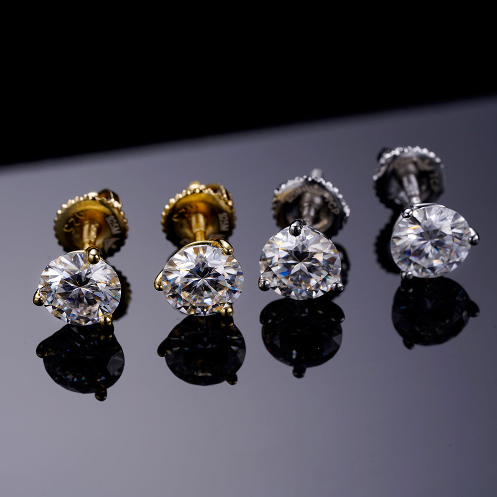 ARGENTUM 925 MOISSANITE EARRINGS | 991001