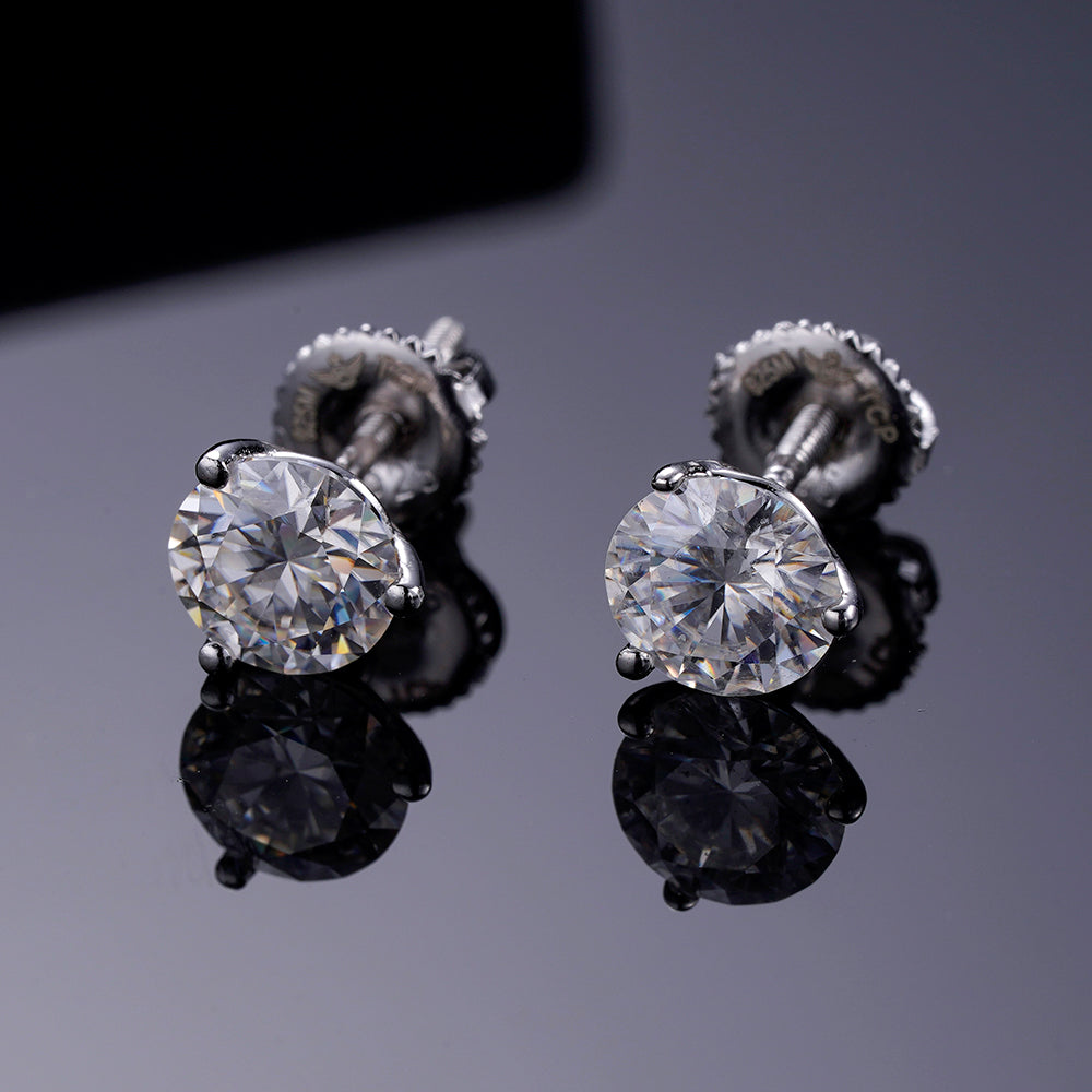 ARGENTUM 925 MOISSANITE EARRINGS | 991001