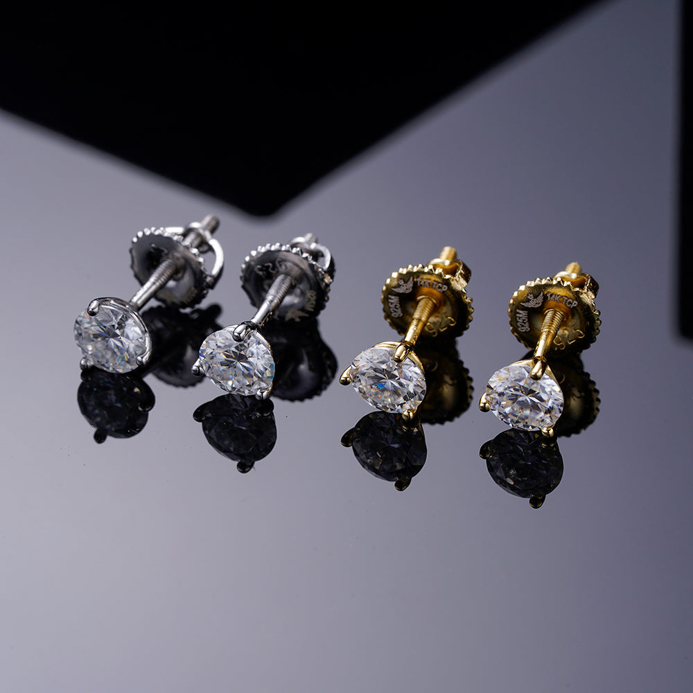 ARGENTUM 925 MOISSANITE EARRINGS | 991001