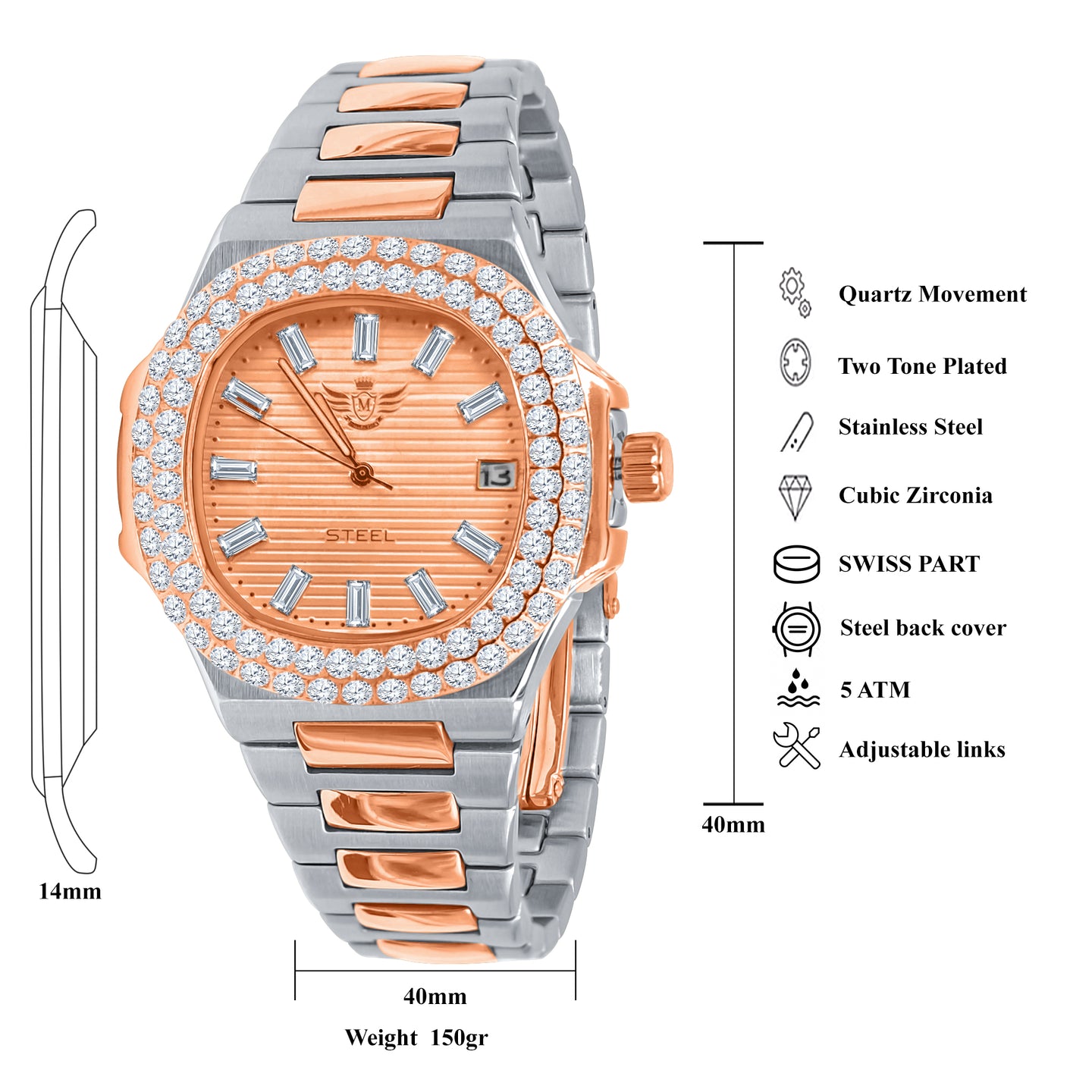GAYLORD STEEL WATCH  | 5306718