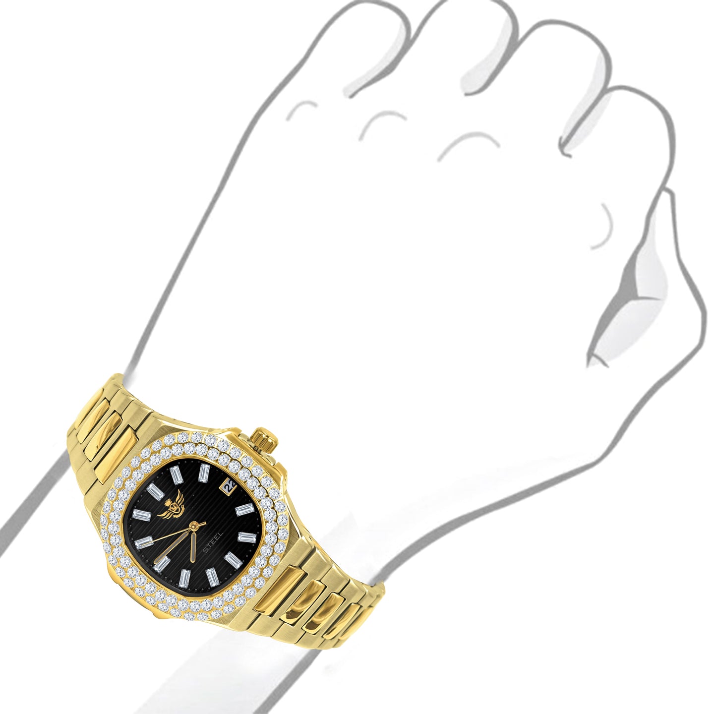 GAYLORD STEEL WATCH  | 530678